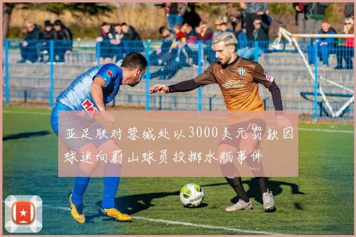 亚足联对蓉城处以3000美元罚款因球迷向蔚山球员投掷水瓶事件